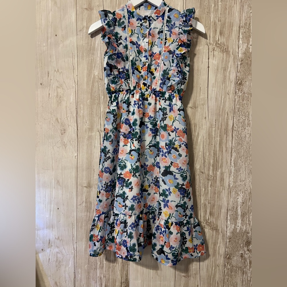 Janie and Jack floral ruffle dress